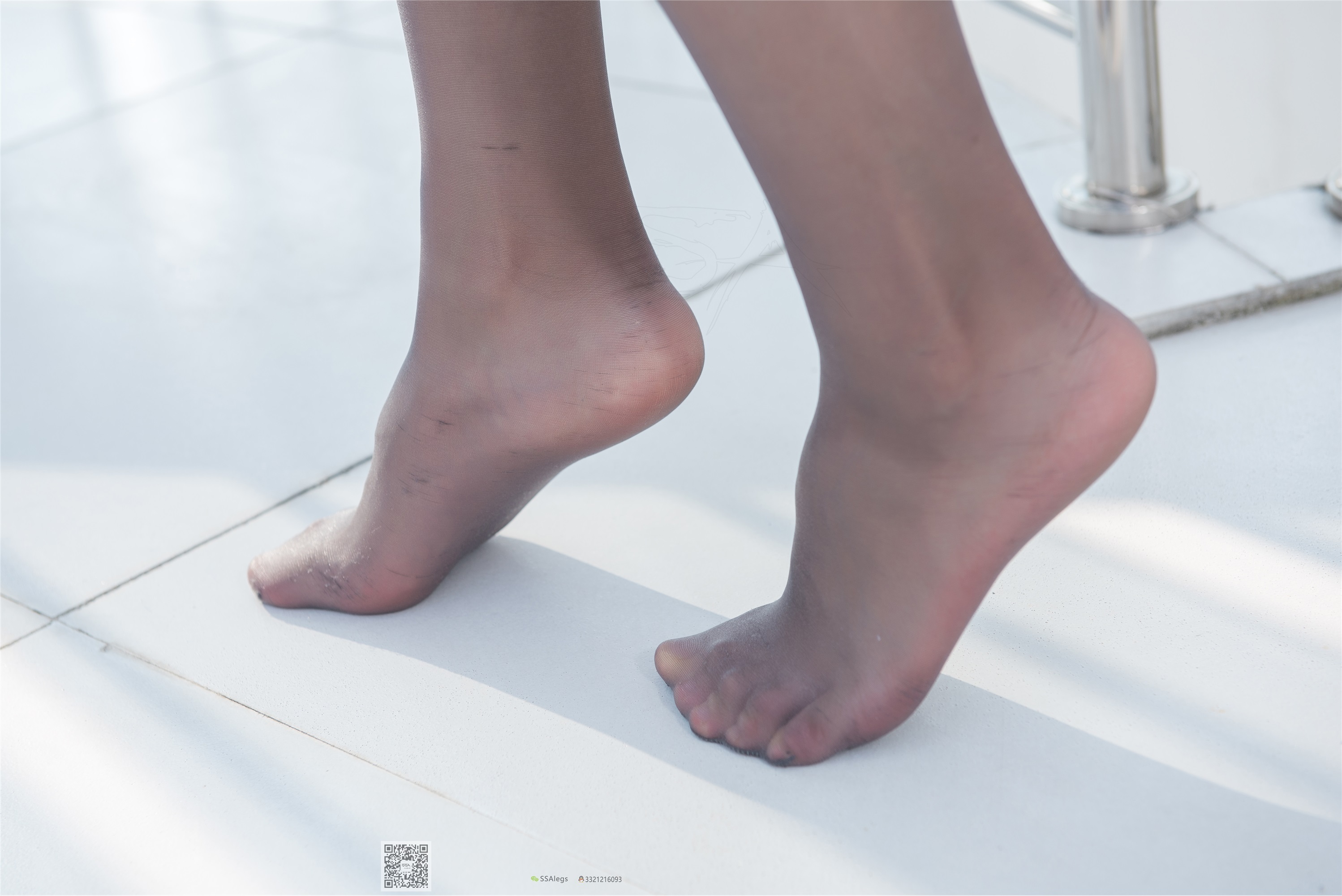 SSA丝社 NO.041 兰兰 灰丝女秘书带你看项目